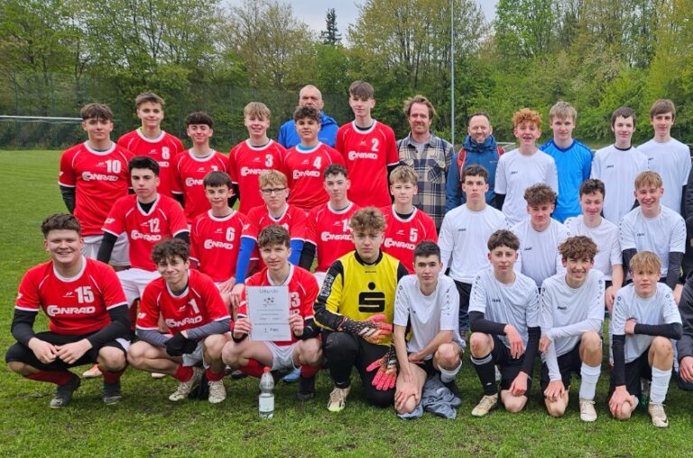 1. Platz Landkreisentscheid WK II Jungen